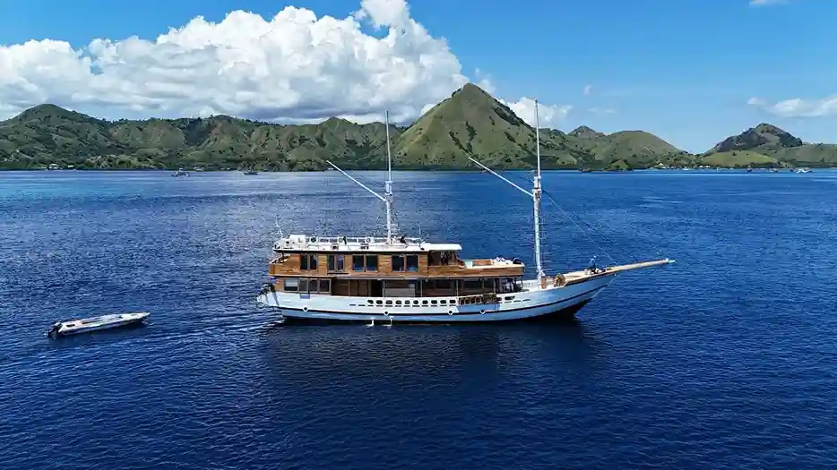 phinisi raffles cruise komodo
